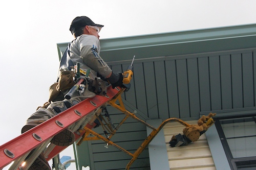 Bill on Ladder